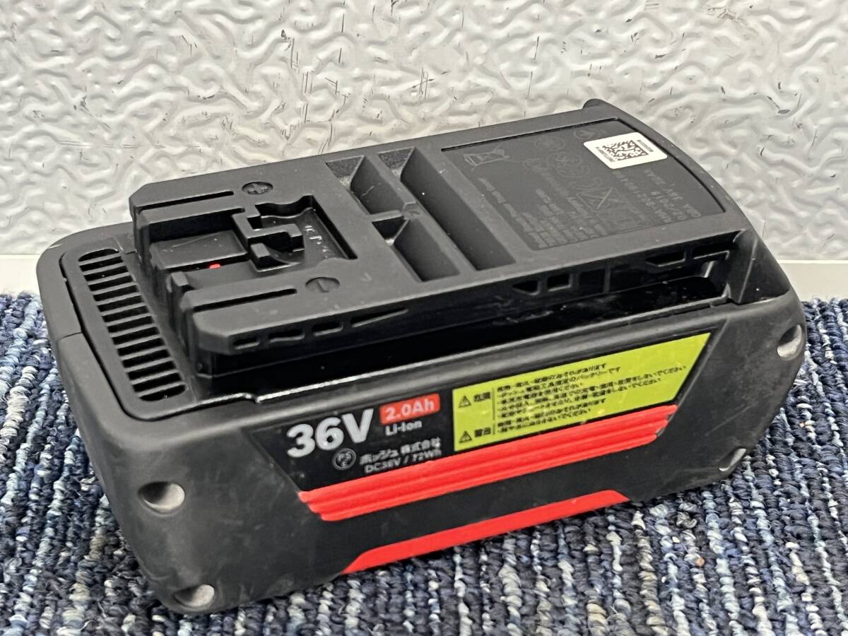 【美品】BOSCH ボッシュ 純正 バッテリー 36V 4.0Ah GBA36V 2.0Ah 1840_画像2