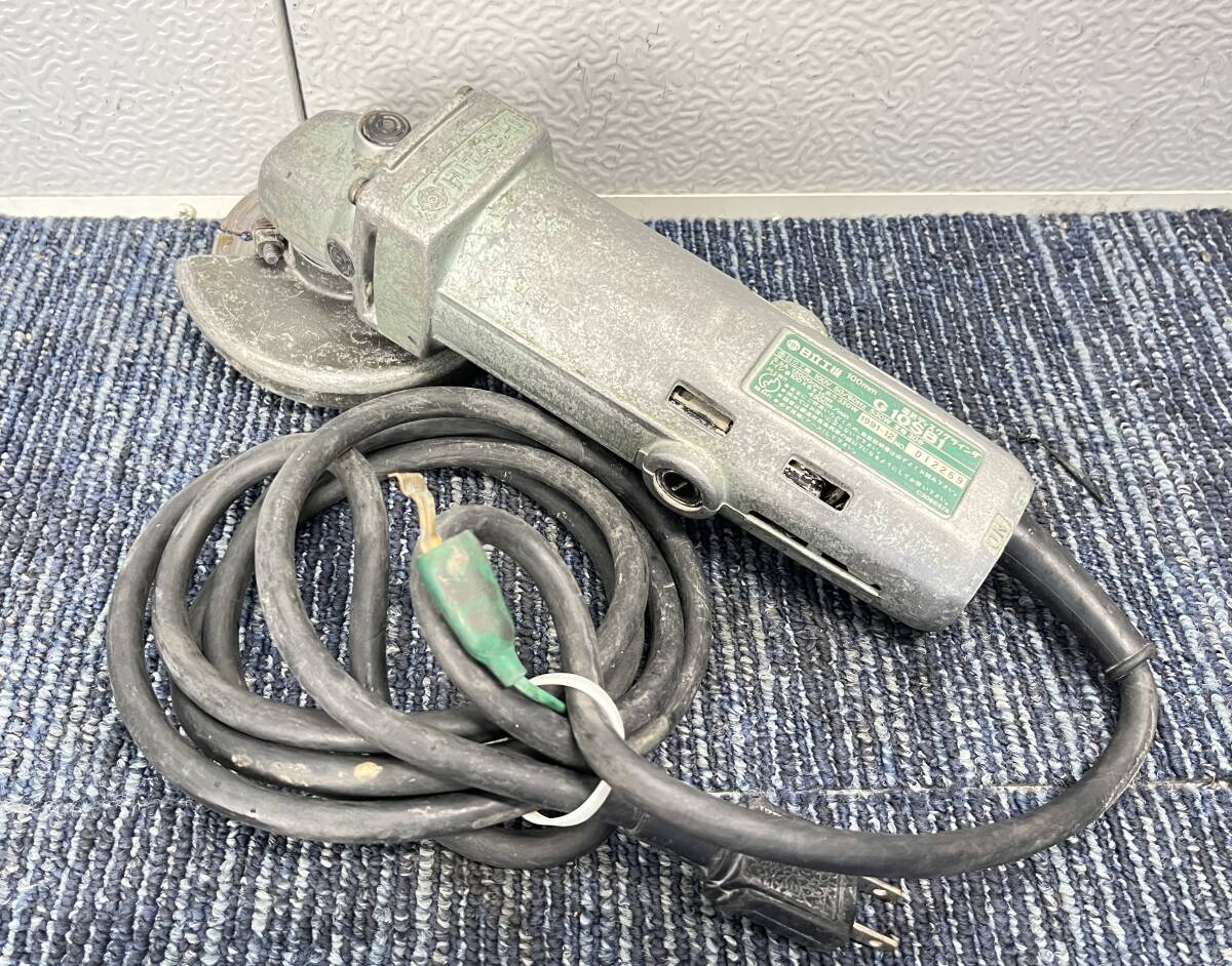 【中古品】日立工機 電気ディスクグラインダー G10SB1 電気 グラインダ 電動工具 1842_画像1