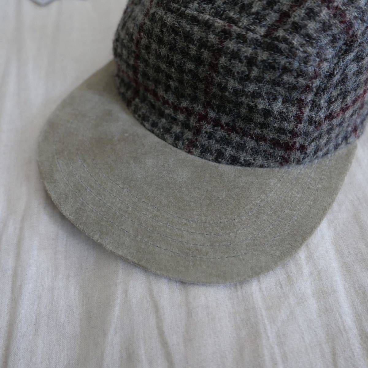 新品未使用 Hender Scheme エンダースキーマ GRAY グレー tweed jet cap ツイード ジェット キャップ fl-c-jct 帽子 1LDK_画像3