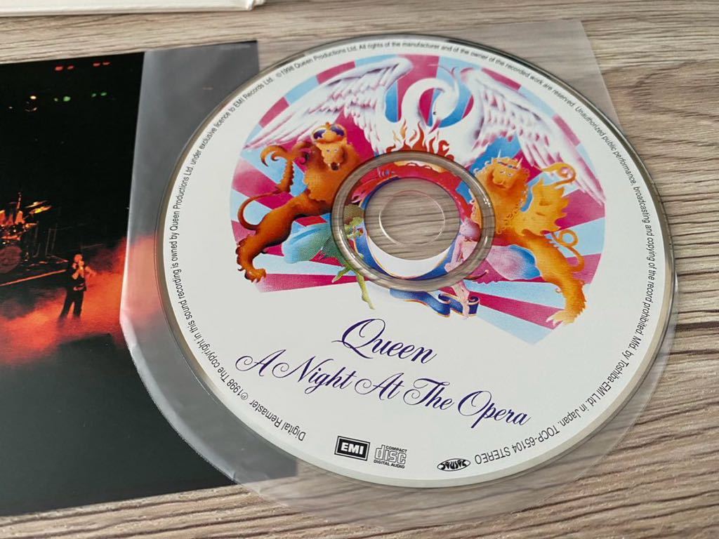 美品　25周年限定盤CD QUEEN クイーン　A NIGHT AT THE OPERA オペラ座の夜　国内盤　紙ジャケット　ボヘミアンラプソディ　送料無料