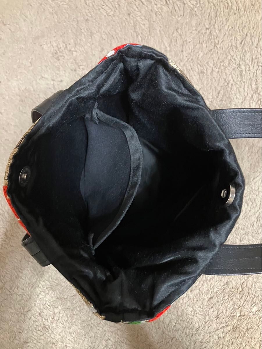 (3月まで値下げ)ハンドメイド 着物帯リメイク トートバッグ リメイクバッグ