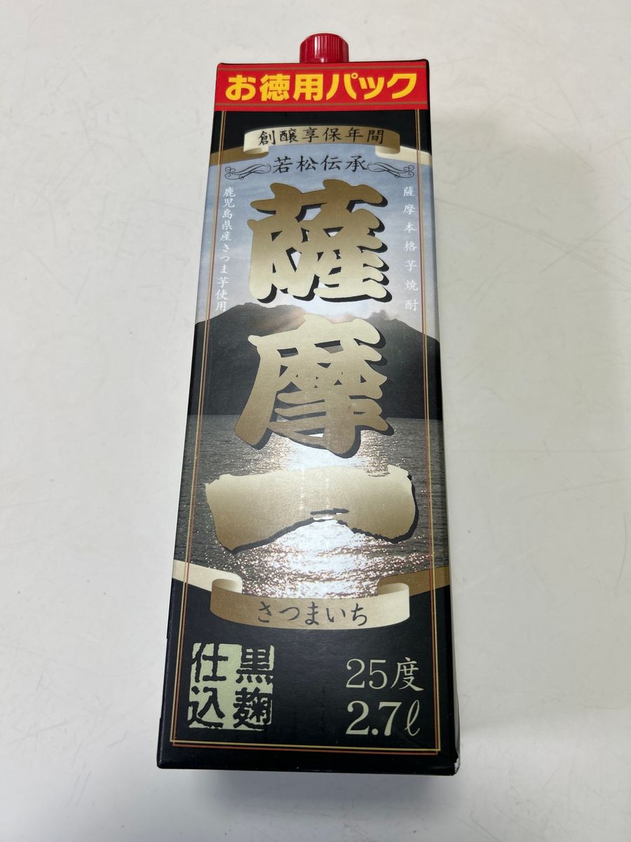 芋焼酎　薩摩一　25度　2.7 ４本