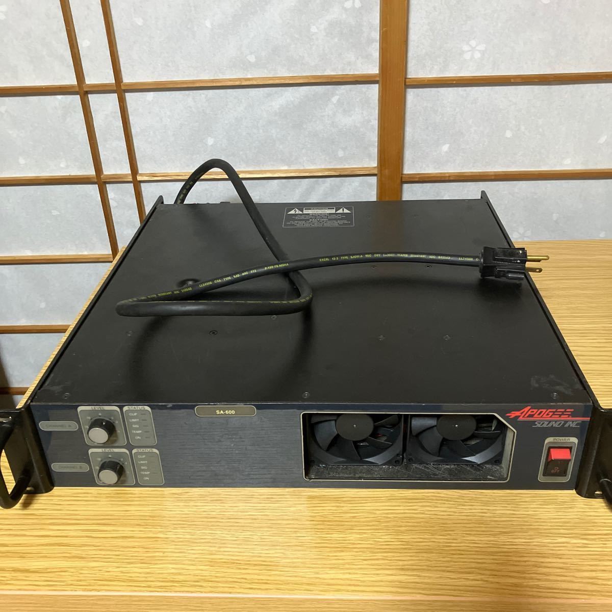 Yahoo!オークション - APOGEE パワーアンプ SA-600 通電 ジャンク ② Yahoo!オークション - APOGEE パワーアンプ SA-600 通電 ジャンク ②