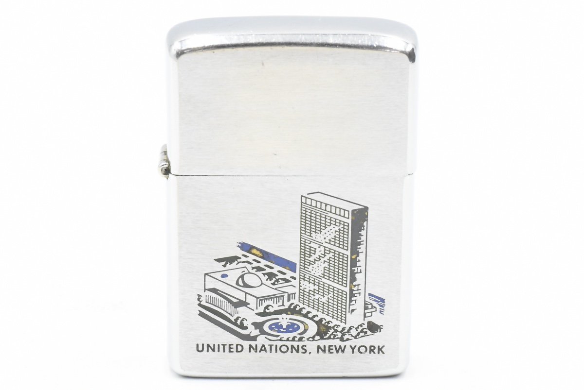 ZIPPO ジッポ UNITED NATIONS NEW YORK オイルライター 喫煙具 20781645_画像1