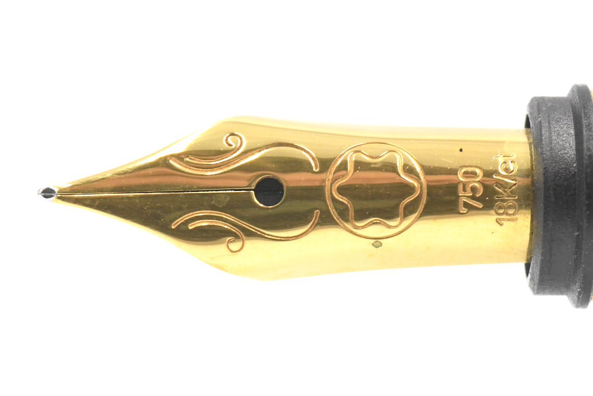 MONTBLANC モンブラン NOBLESSE OBLIGE ノブレスオブリージュ ブラック×ゴールド 18K-750 万年筆 20748273_画像5