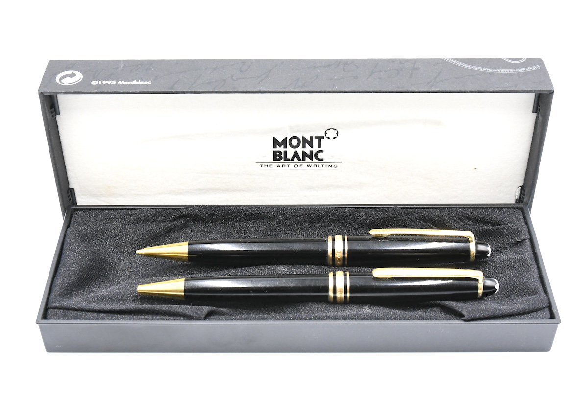MONTBLANC モンブラン MEISTERSTUCK マイスターシュテュック ボールペン シャープペン セット 箱 20754335_画像1
