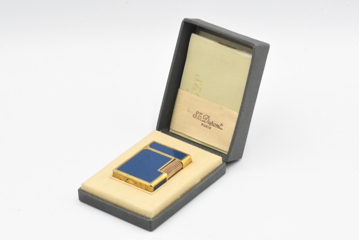 流行り の ブランド - 2024年おすすめのアイテム満載 エス・テー・デュポン S.T.Dupont 喫煙具 都彭 20787338 箱 青 CHINE DE LAQUE 漆塗 デュポン
