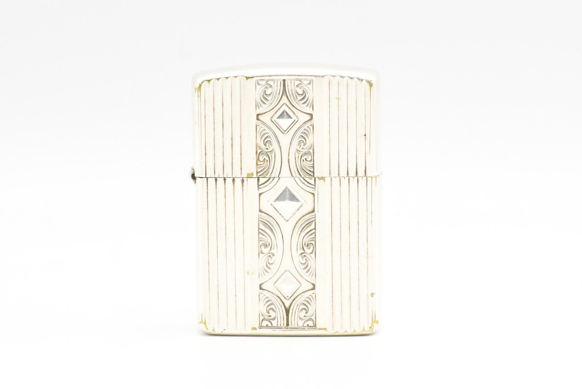 ライター 喫煙具 ZIPPO ジッポ トライバル ARMOR CASE アーマーケース 2002年製 20787625