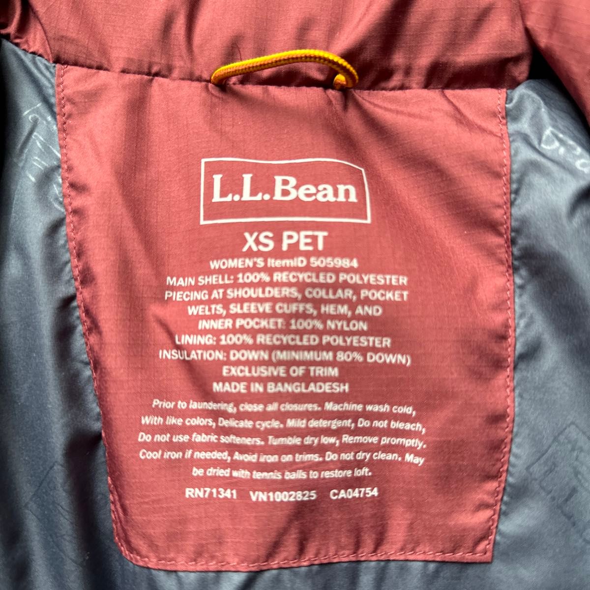 L.L.Beanマウンテン・クラシック・ダウンジャケット中古品