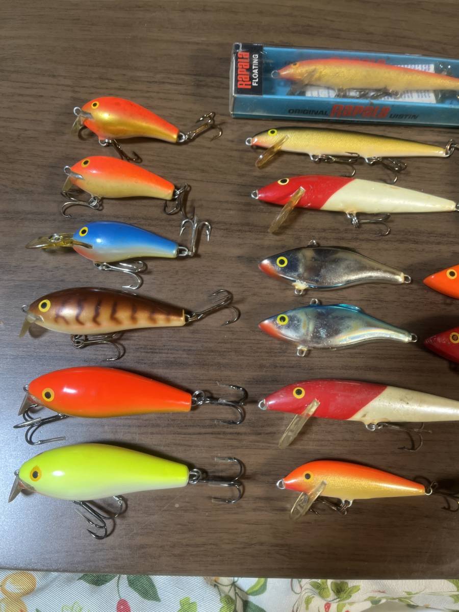 RAPALA ラパラ　ルアーセット　中古品　オールド old ファットラップ　FAT シャッドラップ　カウントダウン　ラトリンラップ　CDJ_画像2