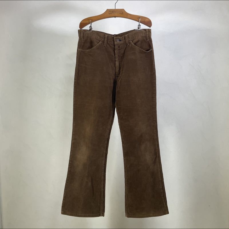 神サイズ 1980年 USA製 W34 L32 Levi's 646 コーデュロイパンツ ブラウン levis リーバイス ブーツカット フレア ベルボトム made in usa