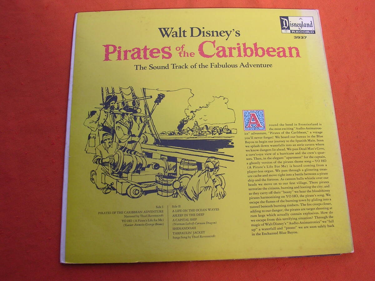 LP・US☆WALT DISNEY / ディズニー / パイレーツ オブ ザ カリビアン /Piates of the Caribbeanの画像8