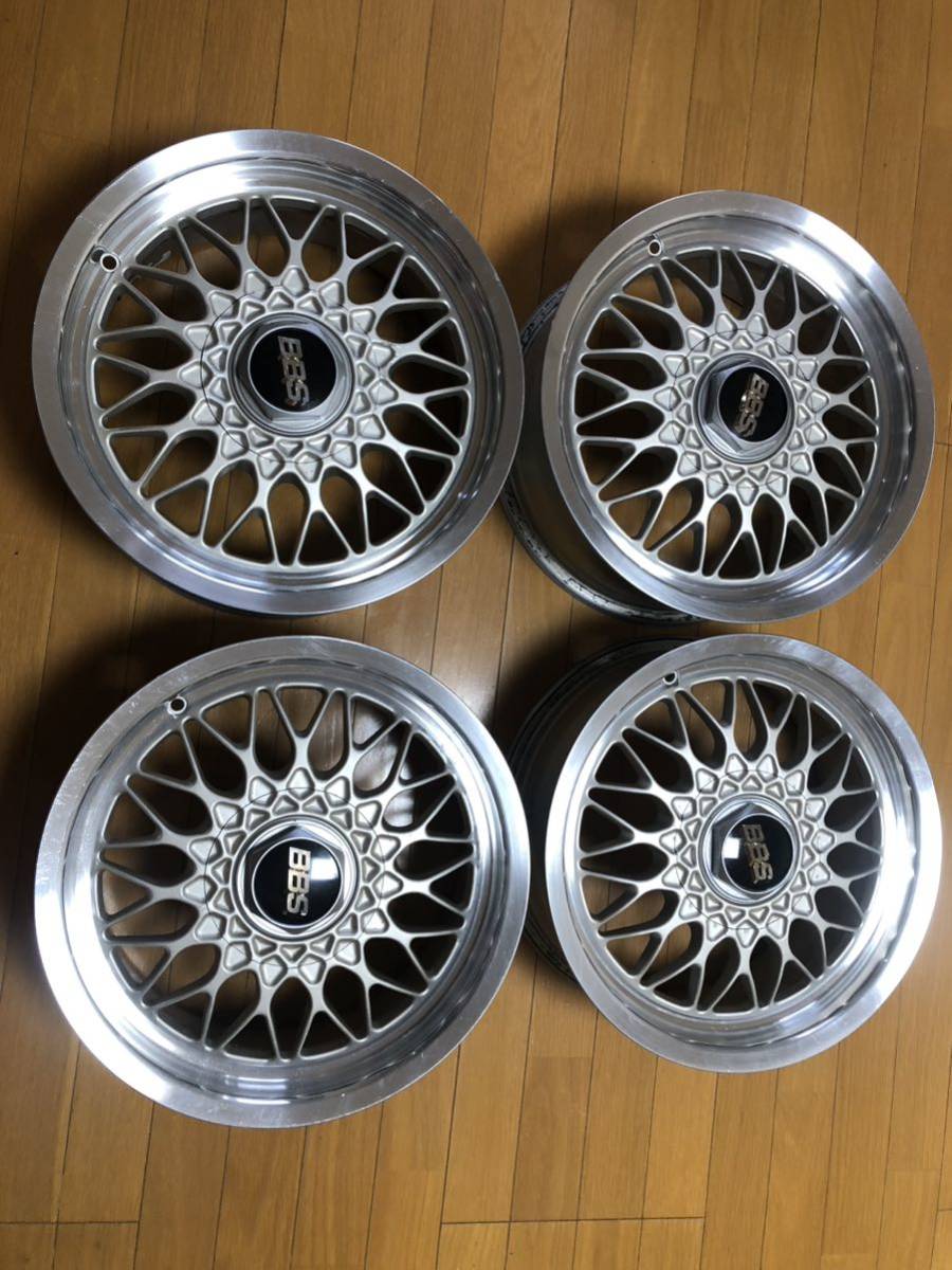 BBS RG032 PCD100加工品 15インチ6.5J +45 4穴 4本 キャップレンチ付属 軽カー コンパクトカー_画像1