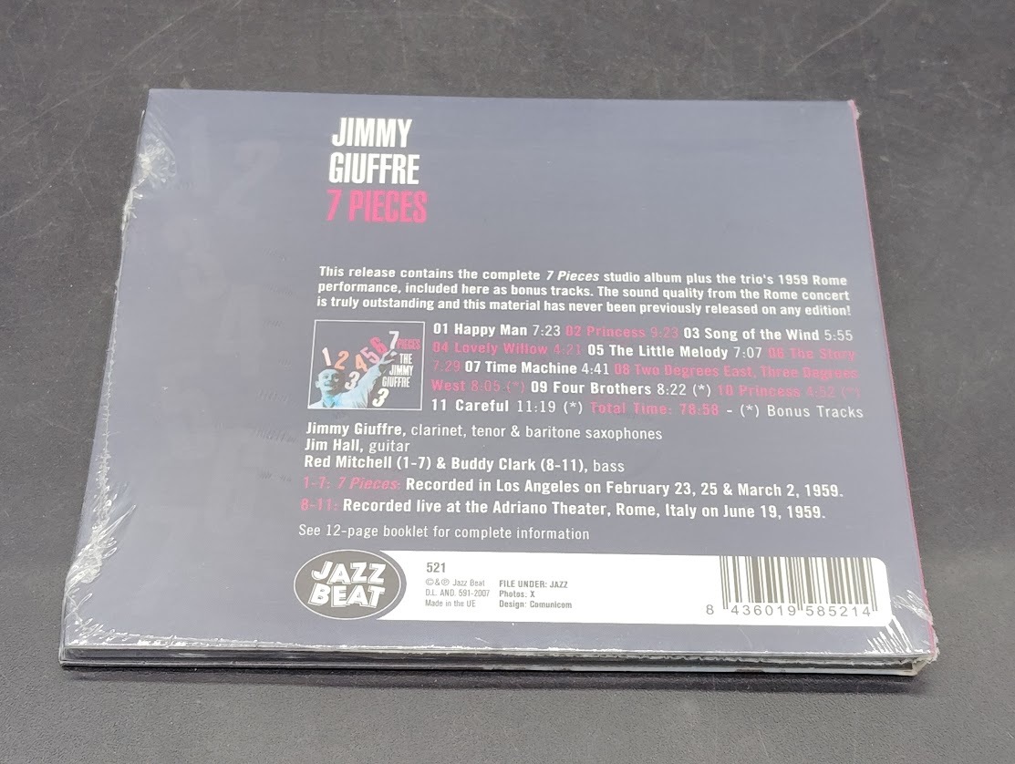 紙ジャケット 7 Pieces The Jimmy Giuffre 3_画像2