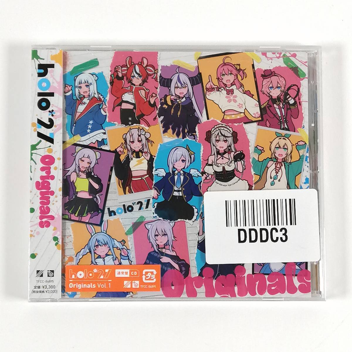 【未開封】holo*27 CD holo*27 Originals Vol.1 CD 紫咲シオン × ラプラス・ダークネス ときのそら ポストカード付 (#DDDC3)_画像1