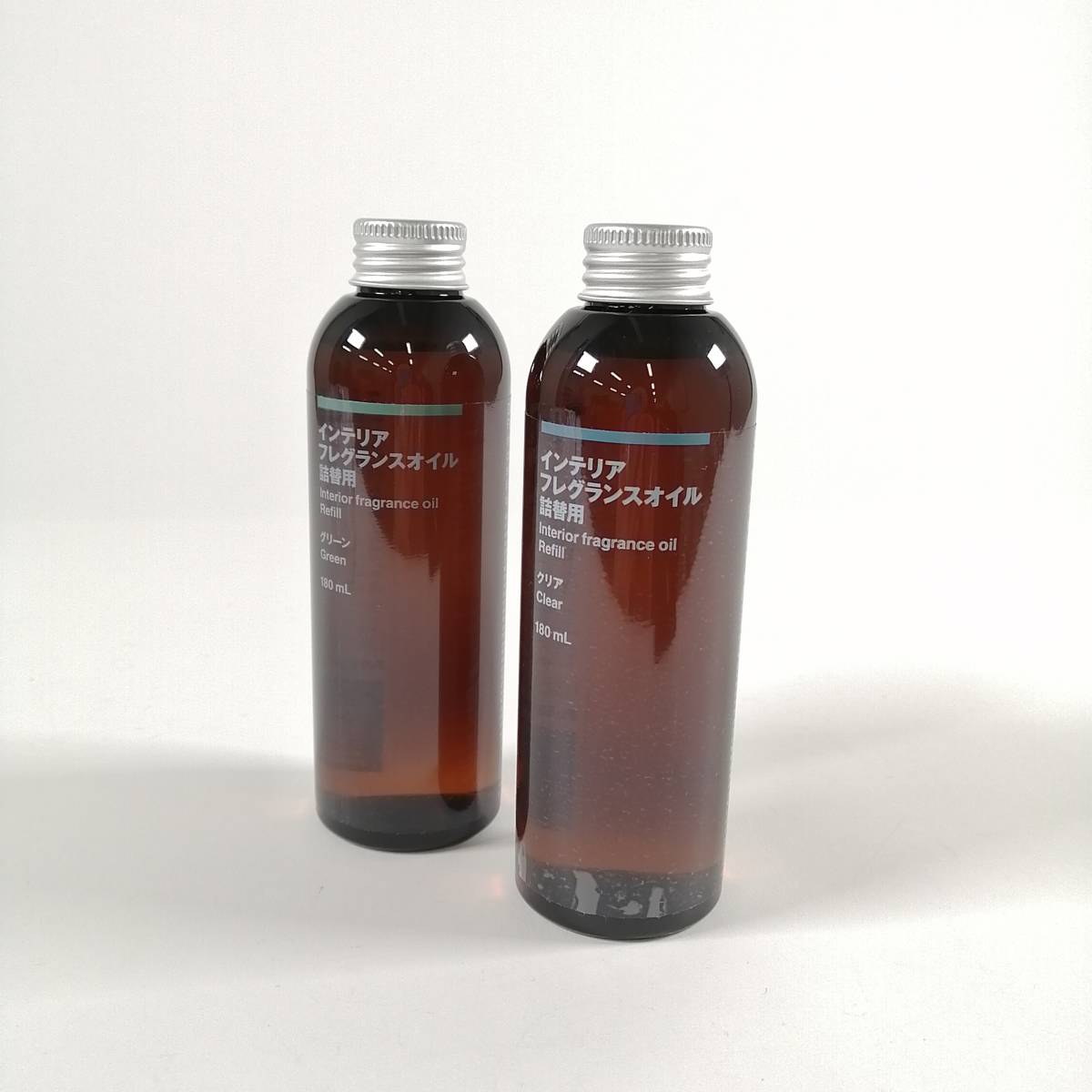 [ нераспечатанный ] Muji Ryohin 2 шт. комплект интерьер аромат масло прозрачный CLEAR & зеленый GREEN изменение содержания для 180ml (#DG3ZZ)
