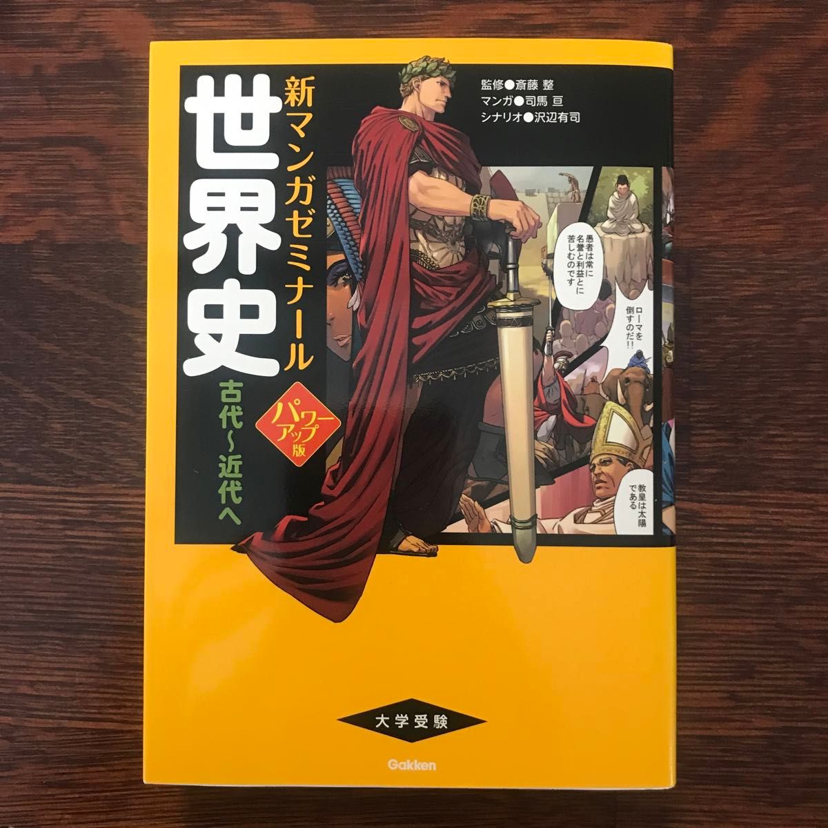 世界史　古代～近代へ （新マンガゼミナール） （パワーアップ版） 斎藤整／監修　司馬亘／マンガ　沢辺有司／シナリオ