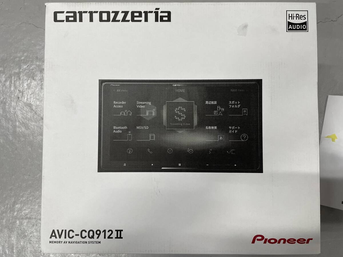 Pioneer パイオニア カーナビ AVIC-CQ912-2 9インチ サイバーナビ フルセグ DVD CD Bluetooth SD USB カロッツェリア　0540_画像1