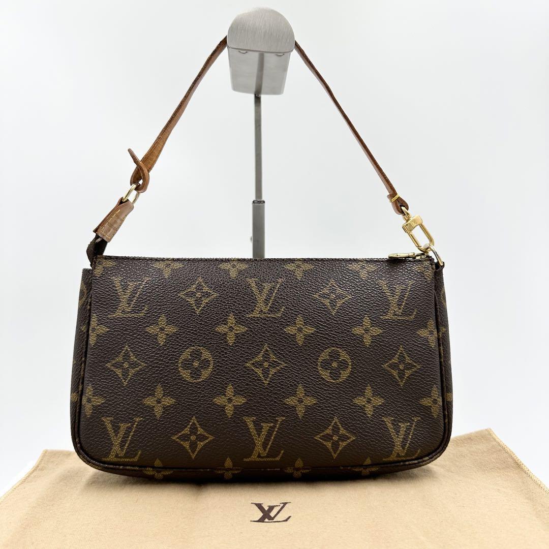 1円　極美品　 LOUIS VUITTON　ルイヴィトン　モノグラム　ポーチ　ポシェットアクセソワール アクセサリーポーチ　ハンドバッグ　かばん_画像2