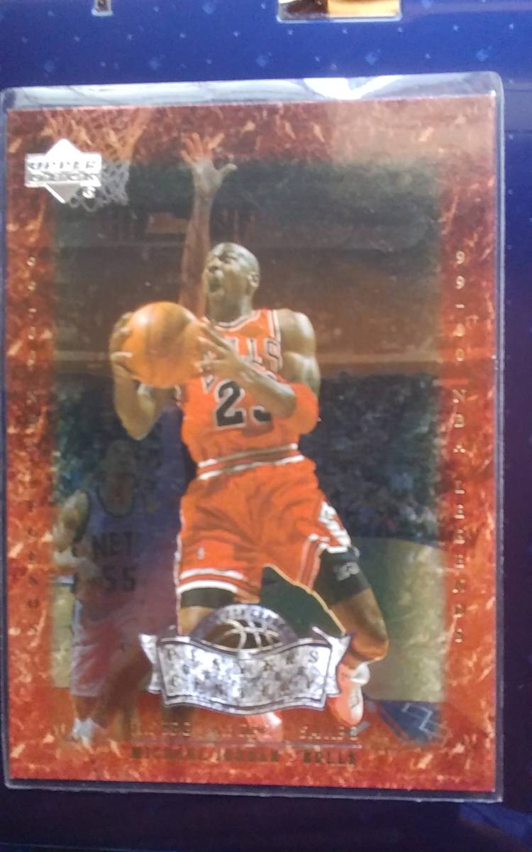 1999-00 UPPER DECK NBA LEGENDS CHICAGO BULLS 【MICHAEL JORDAN】 PLAYERS OF THE CENTURY #P1_画像1