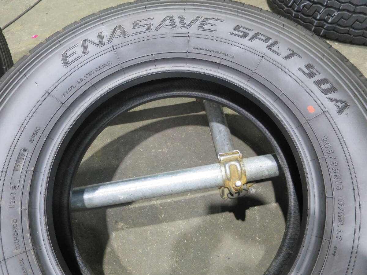 22年製イボ跡あり 205/85R16 117/115L LT ◆ダンロップ ENASAVE SPLT 50A◆ 6本 J849 夏タイヤ_画像9