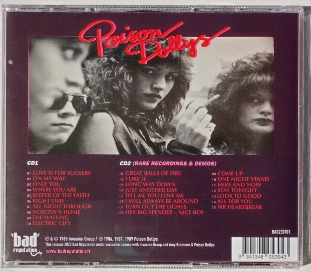 【初CD化】Poison Dollys レア音源&デモ音源収録のボーナスCD付2枚組 2023年発売【新規リマスター盤】_画像4