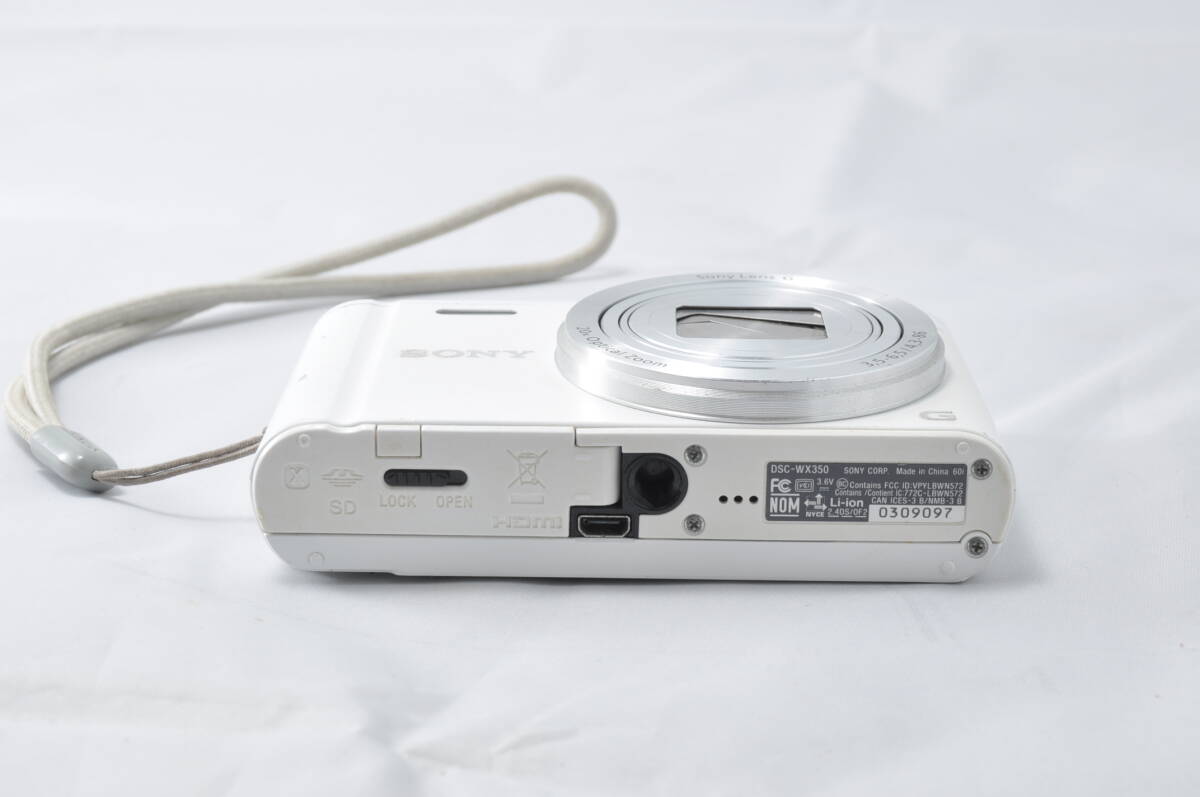 ソニー SONY Cyber shot DSC-WX350 ホワイト サイバーショット コンパクトデジタルカメラ #24215B_画像7