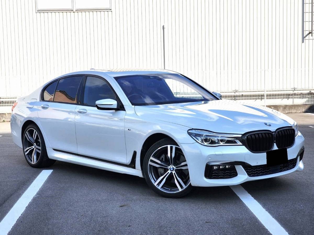 岡山発 1円売り切り 即決価格交渉可★BMW 7シリーズ 740i Mスポーツpkg★人気の茶革★検R7年3月まで★ALPINAコーディング済みの画像1