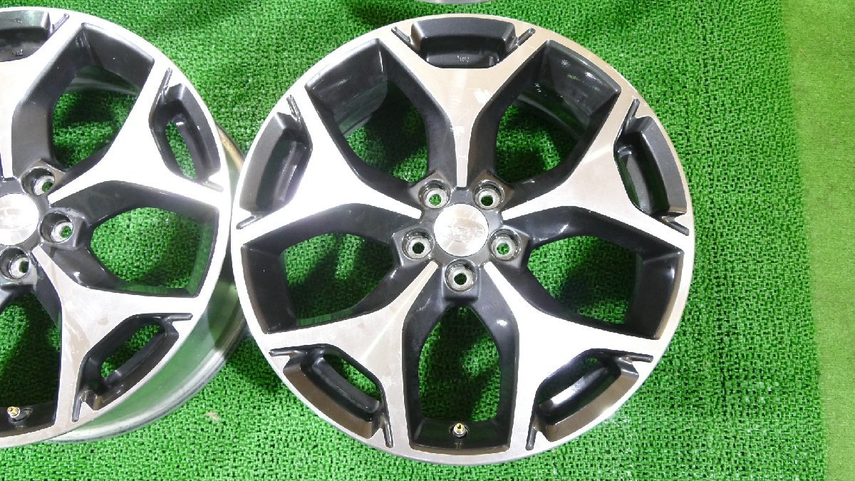 R6551IS スバル SJ系 フォレスター 純正 18インチ アルミ ホイール 18×7J+48 100/5H ハブ56 4本_画像5