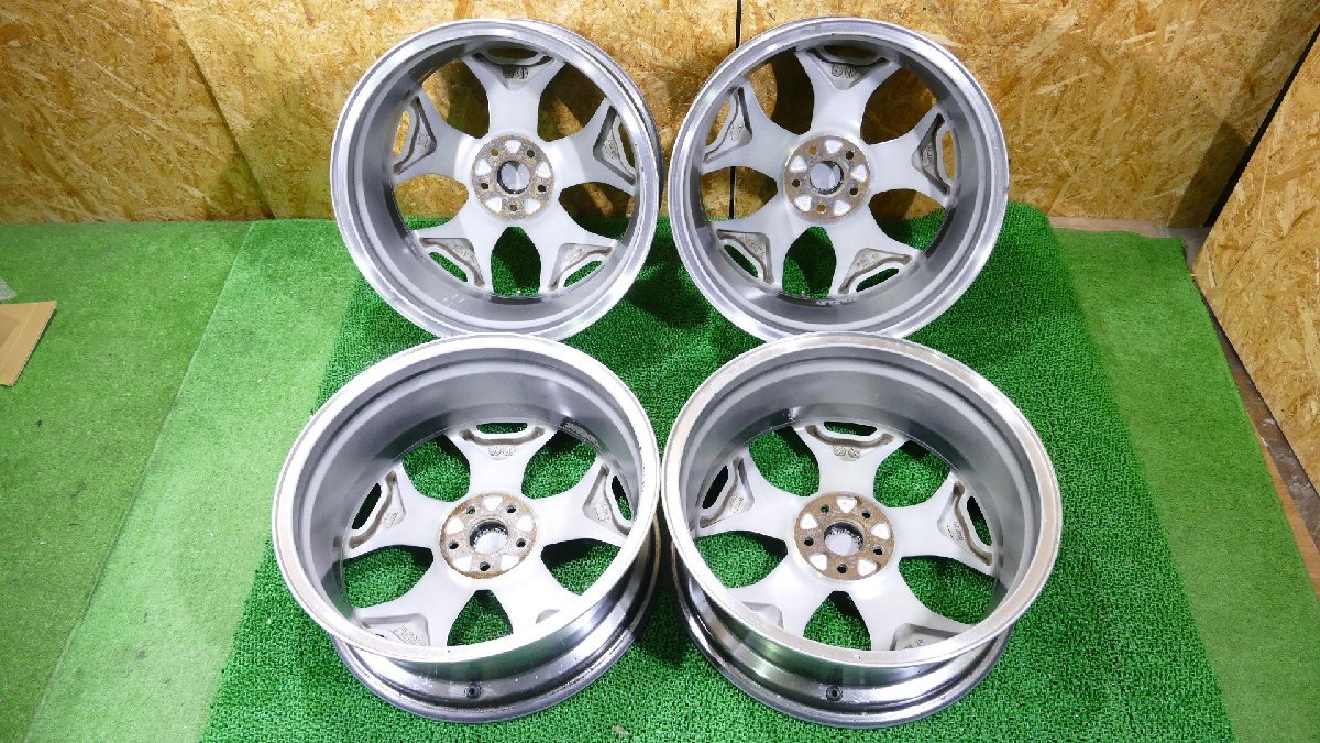 R6551IS スバル SJ系 フォレスター 純正 18インチ アルミ ホイール 18×7J+48 100/5H ハブ56 4本_画像10