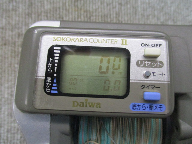 ダイワ　SOKOKARA COUNTERⅡ X350　リール　TANASENSOR　タナセンサー_画像2