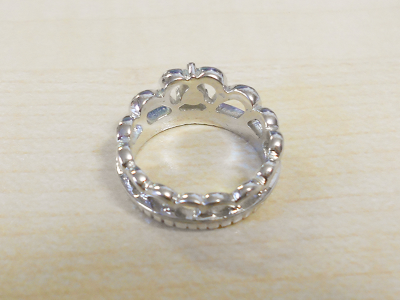 指輪 リング 直径約16ミリ 王冠の画像3