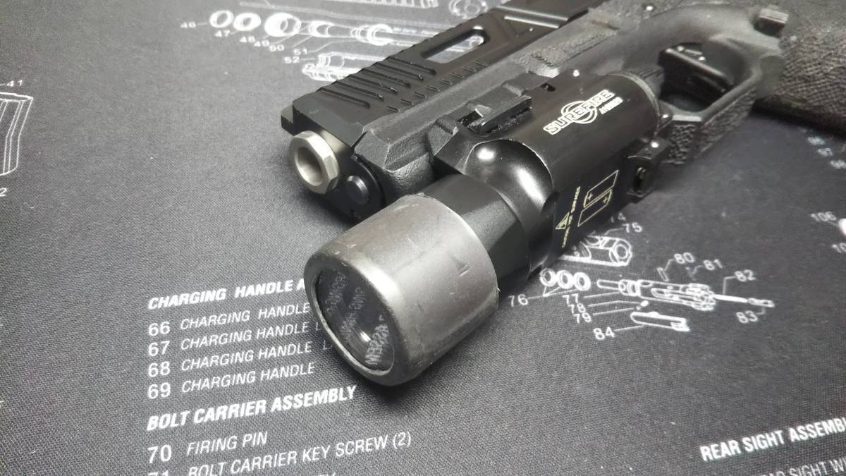 surefire x300 M600 M300 用 レンズプロテクター レンズ保護具 safari land 3465ホルスターに収納可能 シュアファイヤ_画像1