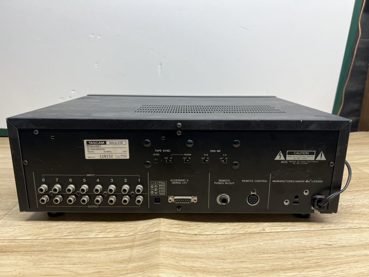 ★ジャンク品★カセットデッキ 238 TASCAM【管0219b】_画像5