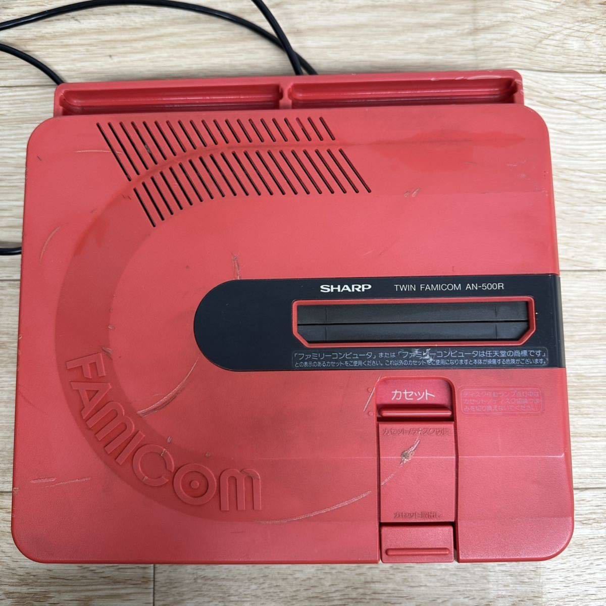 SHARP sharp twin Famicom AN-500R TWIN FAMICOM работоспособность не проверялась [ труба 2619V]
