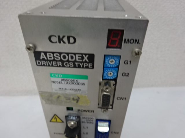 中古 CKD ABSODEX DRIVER GS TYPE アブソデックスドライバ AX9000GS_画像3