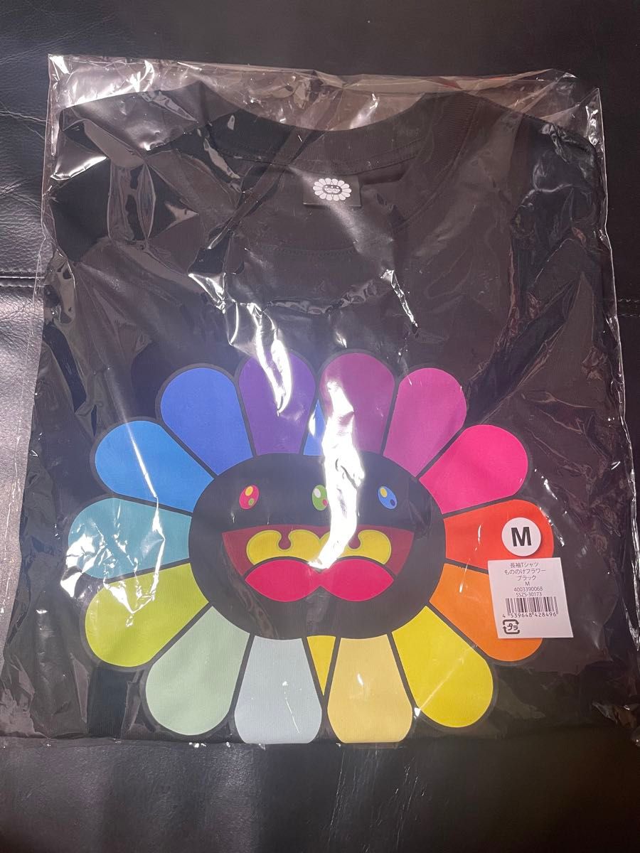 村上隆 もののけ京都 長袖Tシャツ もののけフラワー ブラックM 村上隆 もののけ京都 長袖Tシャツ もののけフラワー ブラックM