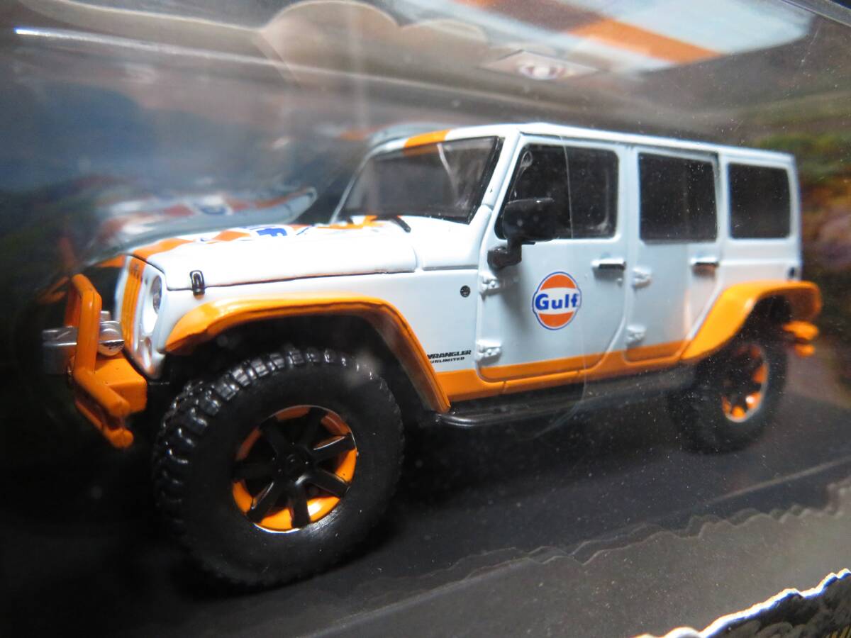 1/43 ジープ ラングラー アンリミテッド Jeep WRANGLER UNLIMITED 2015　Gulf　GREENLIGHT　グリーンライト　ガルフ　未開封・未使用　レア_画像5