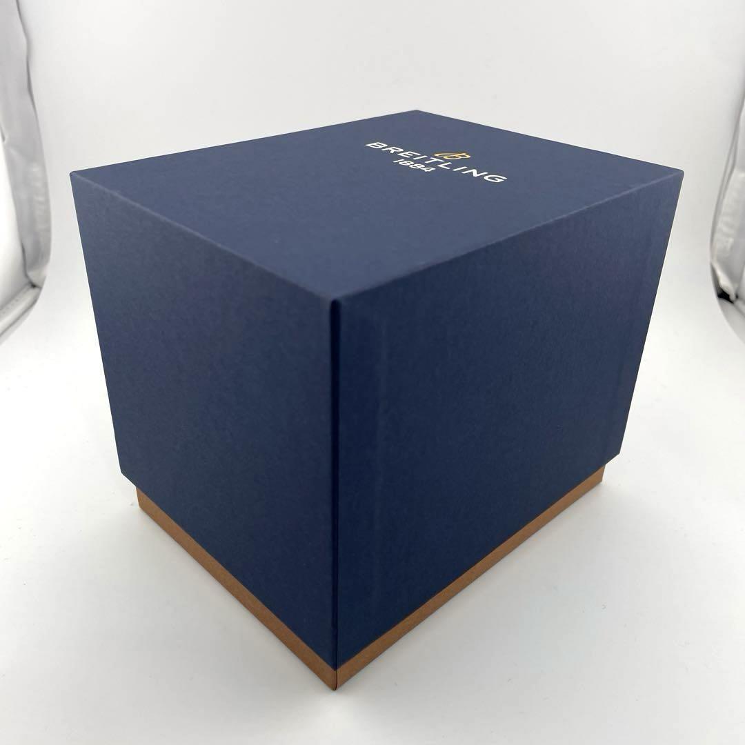 c121【ブライトリング】BREITLING 箱 BOX ボックス レザー 本革 純正品 正規品 型押し 廃盤 インテリア 飾り オフィス 置き物 撮影_画像7