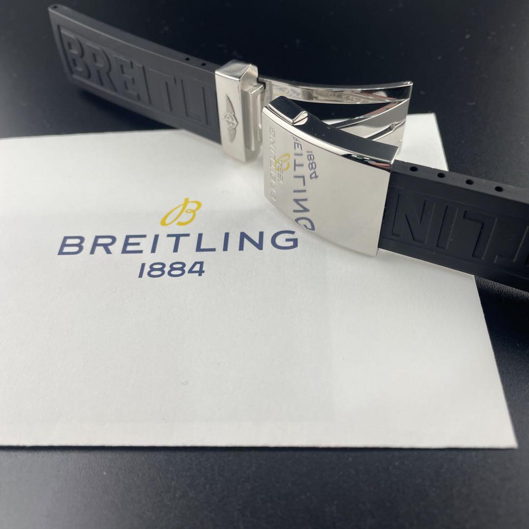 c141極美品【ブライトリング】BREITLING 22mm ダイバープロ ロゴラバー