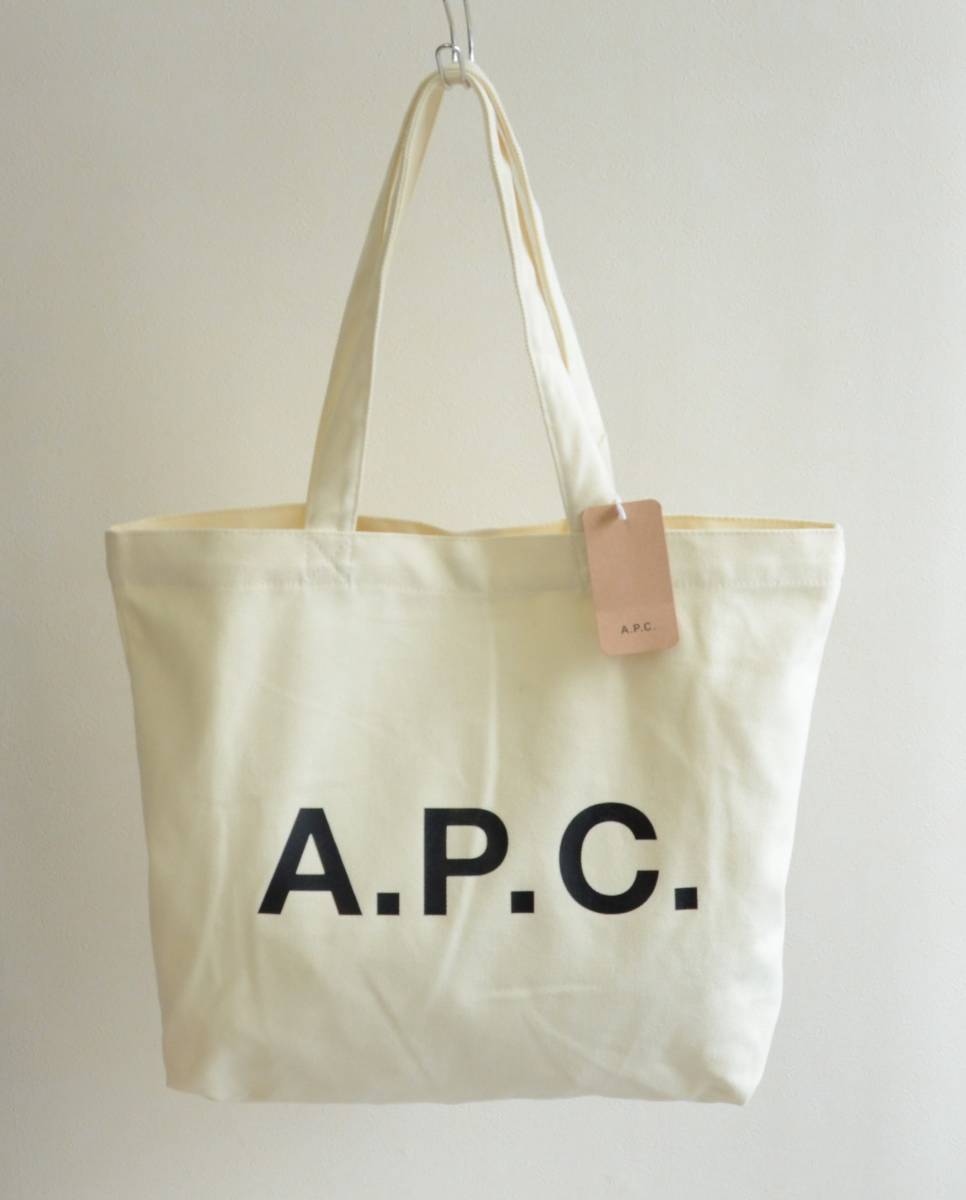 未使用 APC ロゴ トートバッグ エコバッグ_画像1