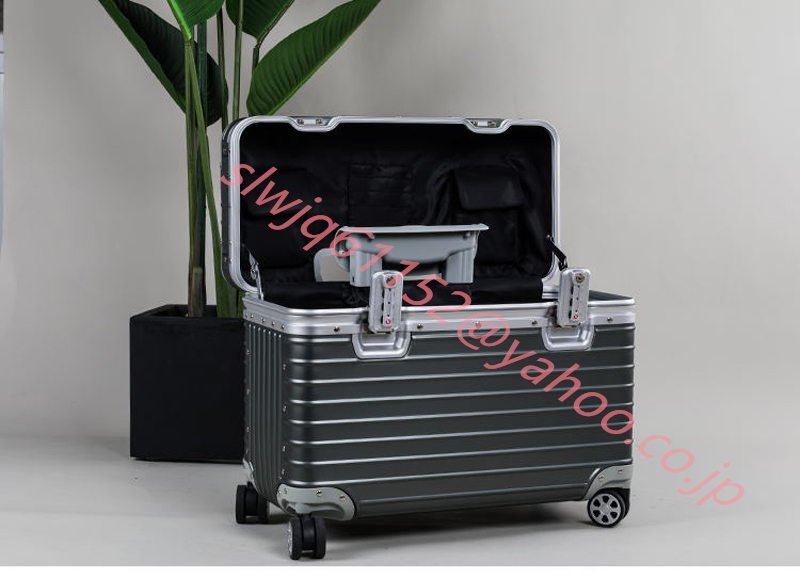 アルミ製スーツケース アルミ合金ボディ 17インチ TSAロック 機内持ち込み可 トランク キャリーバッグ キャリーケース小型_画像7