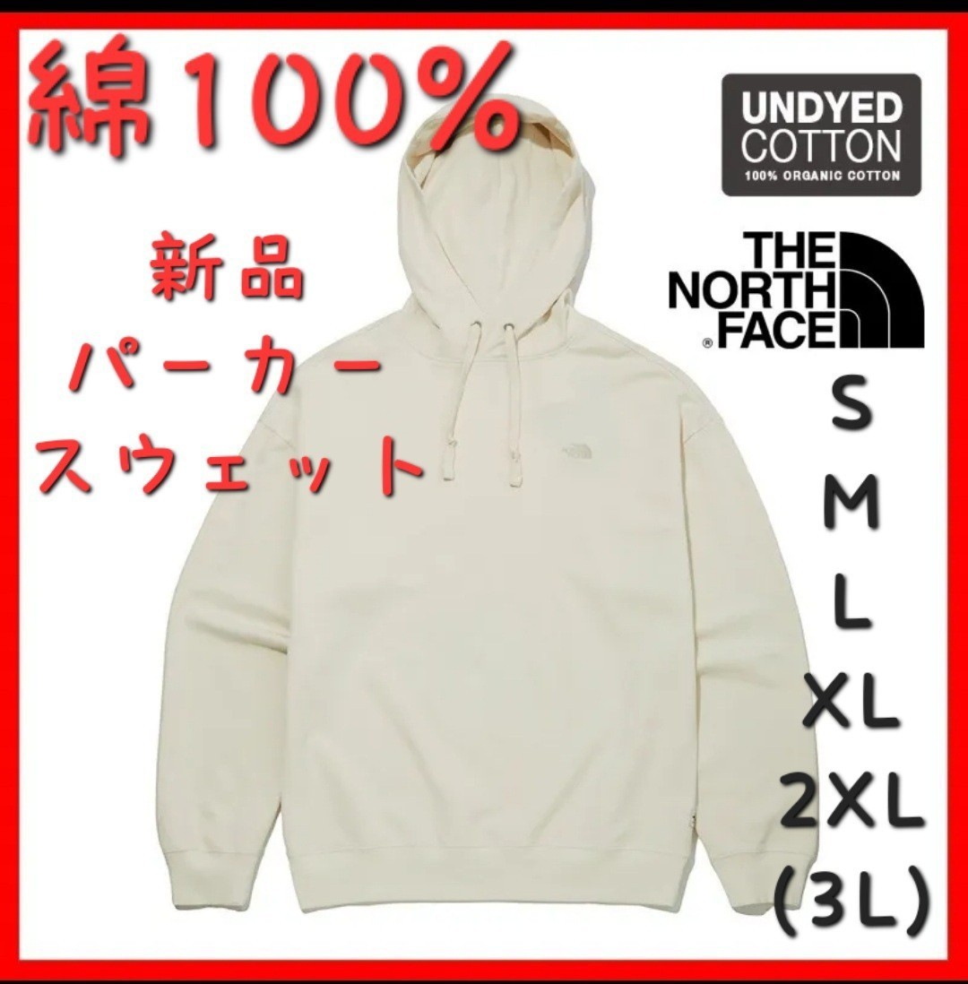 THE NORTH FACE ノースフェイス フーディ パーカー スウェット 綿 L_画像1