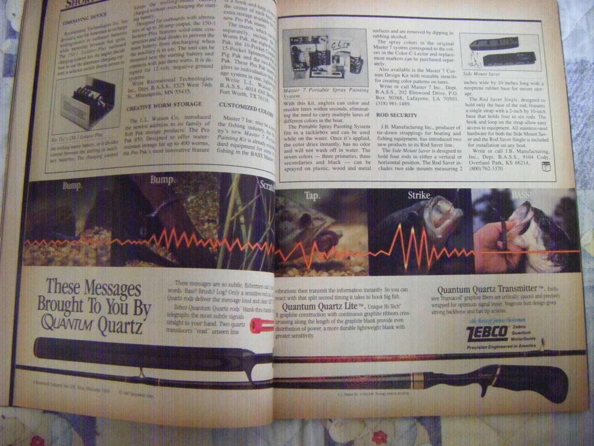 洋書。『Bass Master Magazine 1988年2月』。バスマスターマガジン・月刊誌。オールド。の画像5