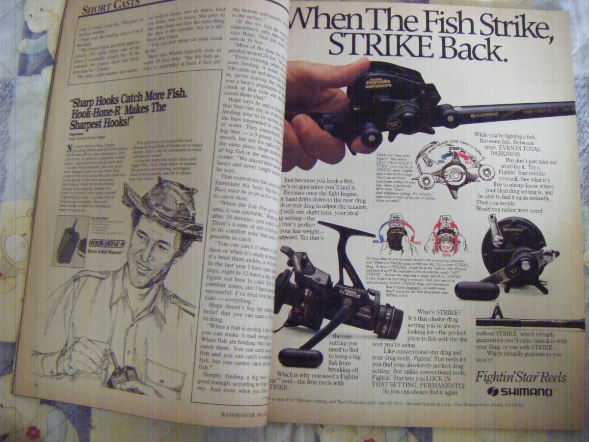 洋書。『Bass Master Magazine 1988年2月』。バスマスターマガジン・月刊誌。オールド。の画像4