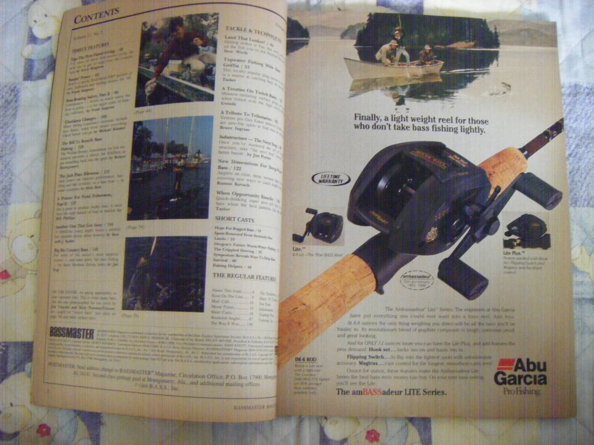 洋書。『Bass Master Magazine 1988年2月』。バスマスターマガジン・月刊誌。オールド。の画像3