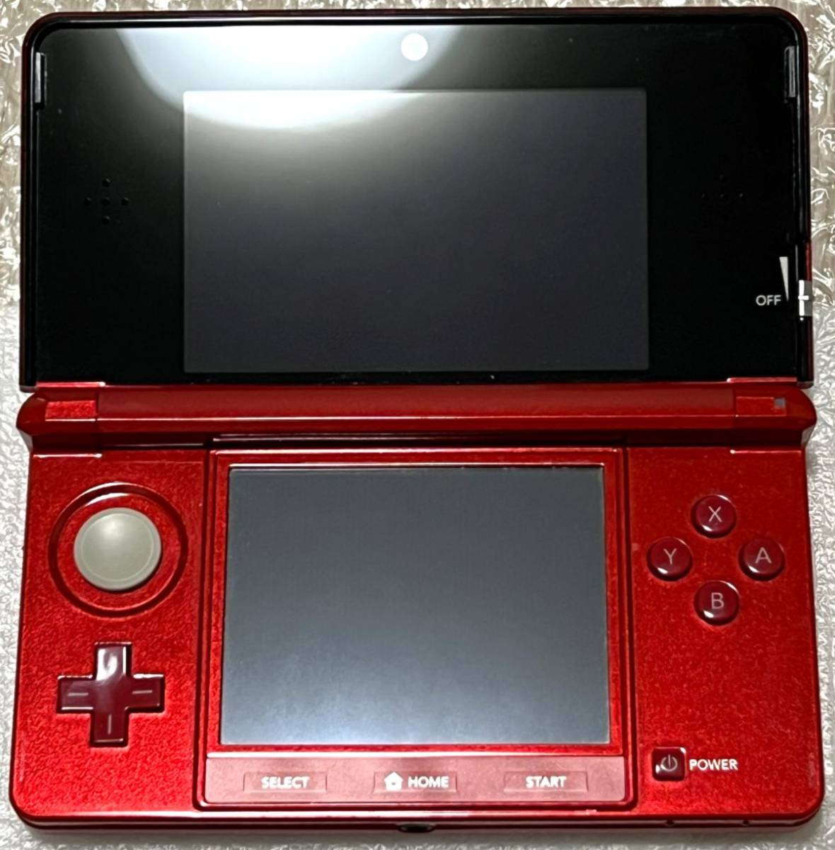 〈本体美品・画面無傷・動作確認済み〉ニンテンドー3DS 本体 フレアレッド 本体 CTR-001 NINTENDO_画像8