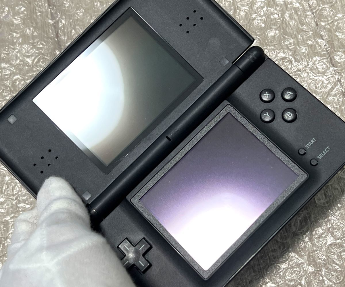 〈準美品・画面無傷・動作確認済み〉NDS ニンテンドーDS lite 本体 ジェットブラック USG-001 NINTENDO ゲームボーイアドバンス対応 GBA_画像7