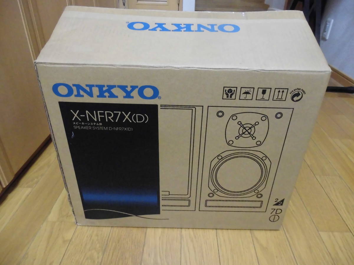 未使用品(在庫品）！ ONKYOスピーカーユニット（X-NFR7X・D/スピーカーシステム部）カナレスピーカーケーブル（2ｍｘ２本）付き！の画像2