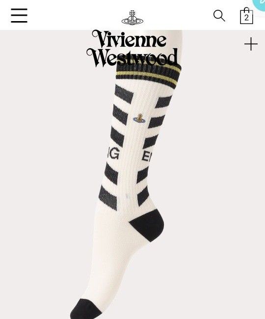 新品 ヴィヴィアンウエストウッド Vivienne Westwood レディースソックス 靴下     